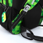 Obrázek z Bagmaster PORTO 23 B školní batoh - kostičky Zelená 23 l 