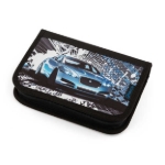 Obrázek z Bagmaster LUMI 23 D školní penál - modré auto Modrá 