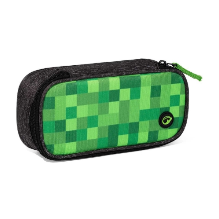 Obrázek Bagmaster PORTO 23 B školní penál - kostičky Zelená