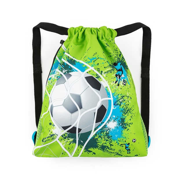 Obrázek z Bagmaster SÁČEK PRIM 23 D školní na přezůvky / tělocvik - fotbal zelená 1,5 l 