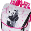 Obrázek z Bagmaster PRIM 23 B velký školní set pro prvňáčky - panda Růžová 20 l 