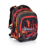 Obrázek z Bagmaster BETA 23 B malý školní set pro prvňáčky - Hasiči Červená 18 l 