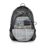 Obrázek z Bagmaster DIGITAL 23 B studentský set - šedý šedá 34 l 