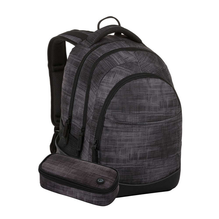 Obrázek z Bagmaster DIGITAL 20 E studentský set - černo šedý růžová 34 l 