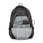 Obrázek z Bagmaster DIGITAL 20 E studentský set - černo šedý růžová 34 l 