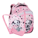 Obrázek z Bagmaster BETA 24 A malý školní set pro prvňáčky – dalmatin Modrá 18 l 
