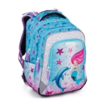 Obrázek z Bagmaster LUMI 24 A malý školní set pro prvňáčky – mořská panna Modrá 18 l 