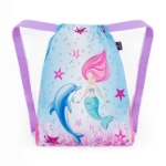 Obrázek z Bagmaster LUMI 24 A velký školní set pro prvňáčky – mořská panna Modrá 18 l 