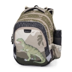 Obrázek z Bagmaster LUMI 24 C malý školní set pro prvňáčky – dinosaurus Zelená 18 l 