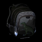 Obrázek z Bagmaster LUMI 24 C malý školní set pro prvňáčky – dinosaurus Zelená 18 l 