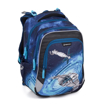 Obrázek z Bagmaster LUMI 24 D školní batoh – vesmírná loď modrá 23 l 