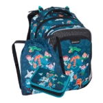 Obrázek z Bagmaster LUMI 24 E malý školní set pro prvňáčky – kostičkový svět Modrá 18 l 