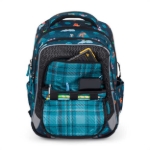 Obrázek z Bagmaster LUMI 24 E malý školní set pro prvňáčky – kostičkový svět Modrá 18 l 