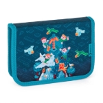 Obrázek z Bagmaster LUMI 24 E malý školní set pro prvňáčky – kostičkový svět Modrá 18 l 