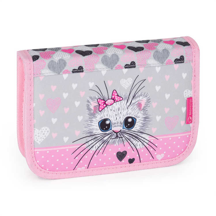 Bagmaster PRIM 24 A školní penál – kočka Růžová
