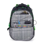 Obrázek z Bagmaster PORTO 24 A školní batoh – černo-zelený Zelená 23 l 