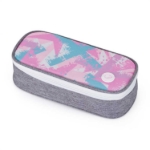 Obrázek z Bagmaster PORTO 24 B školní penál – růžovo-modrý Vícebarevná 