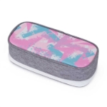 Obrázek z Bagmaster PORTO 24 B školní penál – růžovo-modrý Vícebarevná 