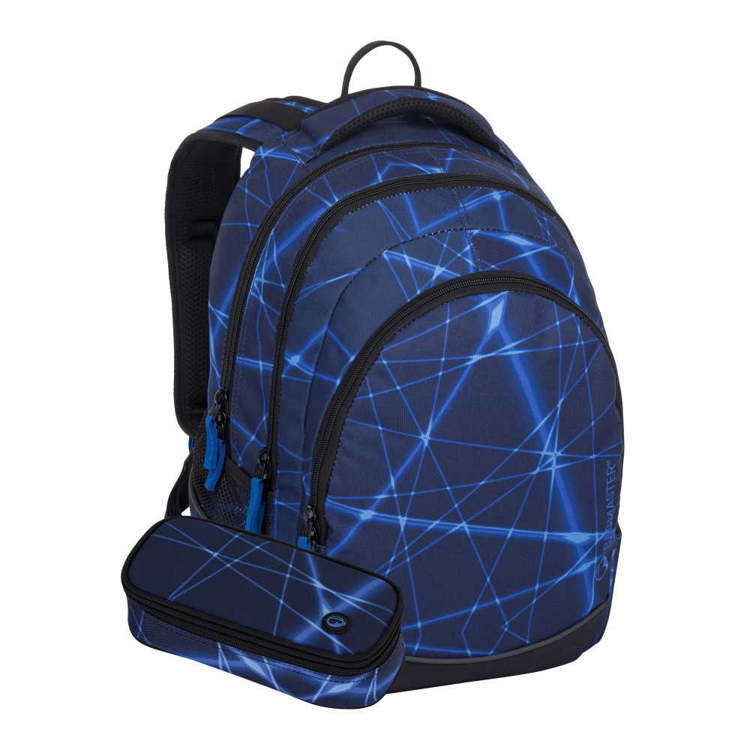 Obrázek z Bagmaster DIGITAL 24 A studentský set – modrý Modrá 22 l 