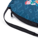 Obrázek z Bagmaster SÁČEK LUMI 24 E školní na přezůvky / tělocvik – kostičková říše Modrá 1,5 l 