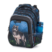 Obrázek z Bagmaster LUMI 24 F školní batoh – vlk modrá 23 l 
