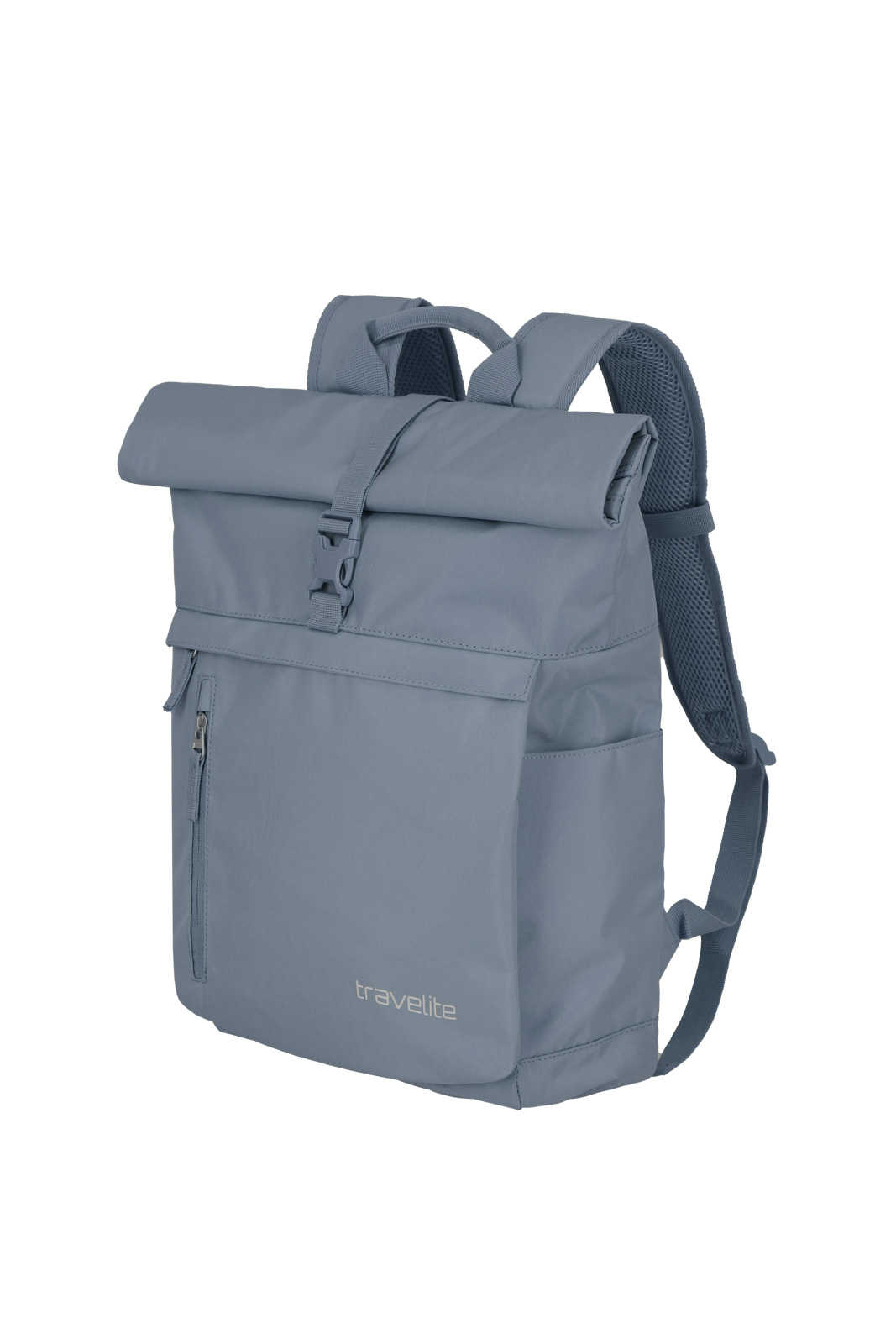 Travelite Basics Roll up Backpack Smoke blue