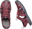 Obrázek z KEEN Clearwater CNX Leather W Dámské sandály wine/red dahlia 
