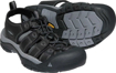 Obrázek z KEEN Newport M Pánské sandály black/steel grey 