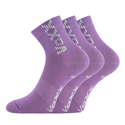 VOXX® ponožky Adventurik fialová 3 pár 35-38 121005