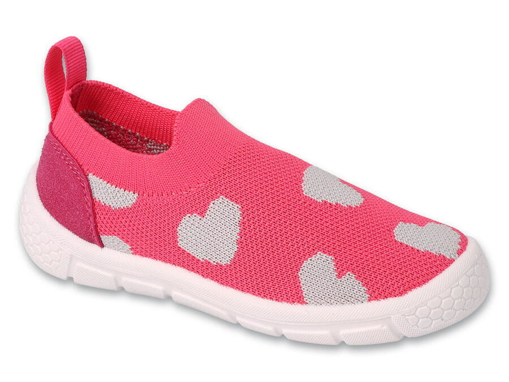 Obrázek z BEFADO 102X019 dívčí obuv HONEY růžová srdíčka 
