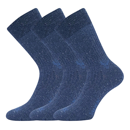 VOXX® ponožky Hempix jeans 3 pár 43-46 120916