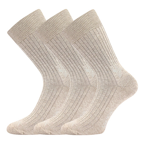 VOXX® ponožky Hempix béžová 3 pár 43-46 120917
