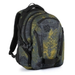 Obrázek z Bagmaster BAG 21 C studentský batoh - khaki zelený Černá 30 l 