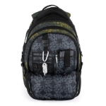 Obrázek z Bagmaster BAG 21 C studentský batoh - khaki zelený Černá 30 l 