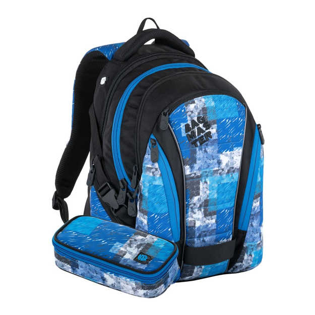 Bagmaster BAG 21 A studentský set světle modrý Modrá