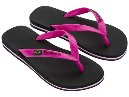 Obrázek Ipanema Classic Brasil II 80408-AR828 Dámské žabky černo / růžové