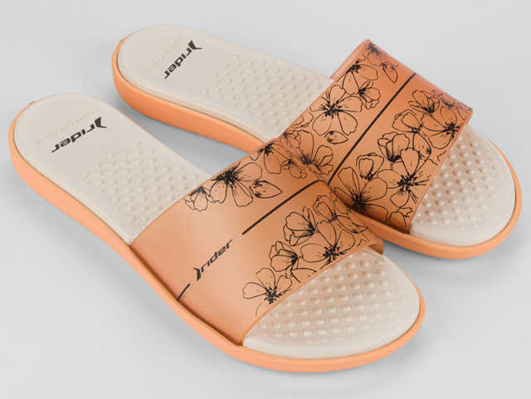 Obrázek z Rider Splash V 83503-AR358 Dámské pantofle oranžovo / béžové 