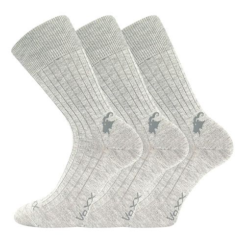 VOXX® ponožky Cashmere love šedá 3 pár 43-46 120990