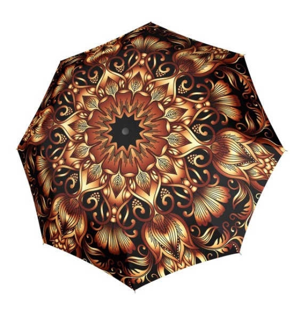 Obrázek z DOPPLER Fiber Magic Witrage satin - dámský plně automatický deštník vícebarevný 