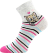 Obrázek z BOMA Ponožky dětské KAY s obrázky DÍVČÍ mix D (3 páry) 