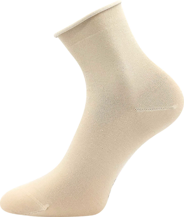 Obrázek z LONKA Ponožky dámské medicine FLOUI bavlněné BÉŽOVÉ (3 páry) 