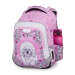 Obrázek z Bagmaster LUMI 24 G malý školní set pro prvňáčky – pejsek Růžová 23 l 