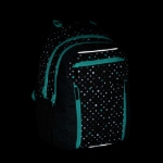 Obrázek z Bagmaster PORTO 24 C školní batoh – černo-tyrkysový Vícebarevná 23 l 