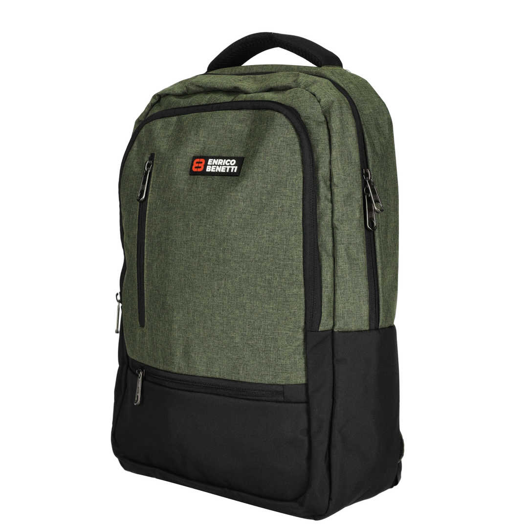 Enrico Benetti Hamburg 15" Notebook Backpack Olive 25 L EB