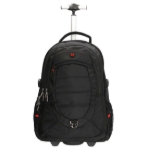 Obrázek z Enrico Benetti Cornell 15" Trolley Backpack Black 56 L 