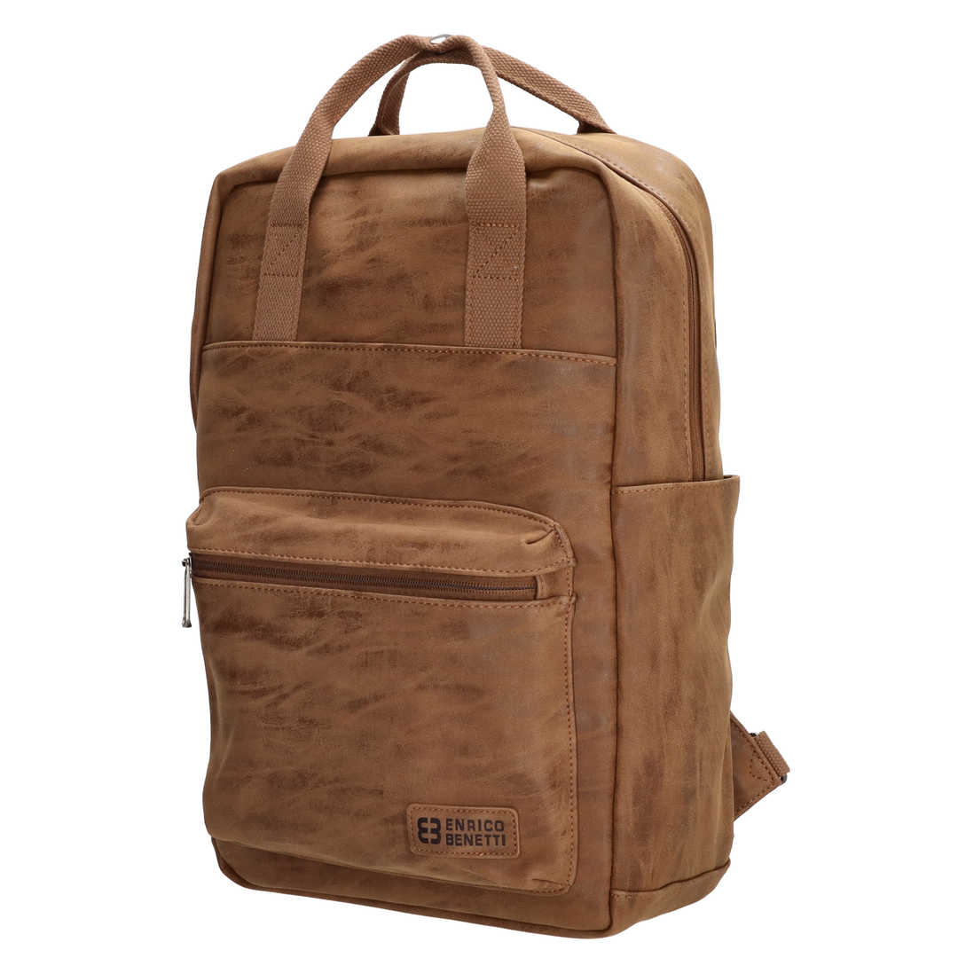Enrico Benetti Rotterdam 13" Notebook Backpack Camel EB