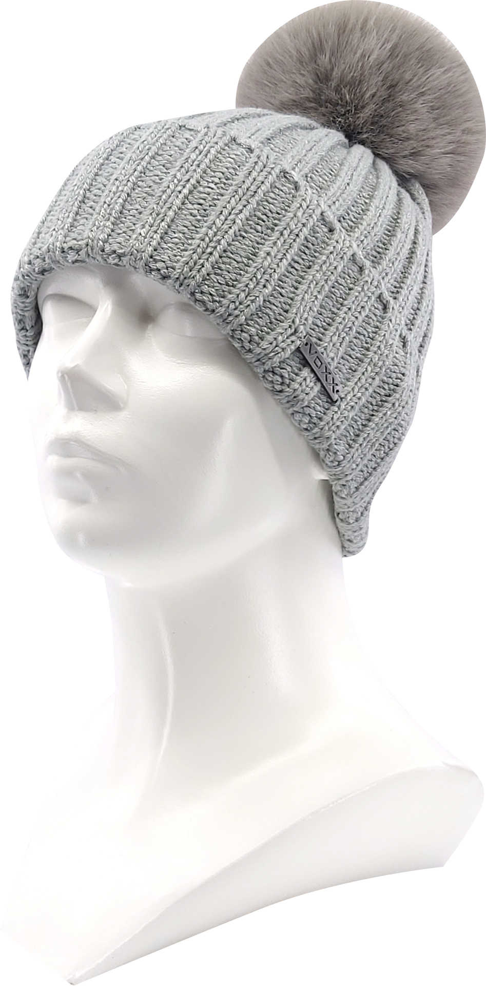 VOXX® pletené čepice Koranda sv.šedá 1 ks