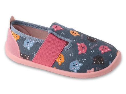 Obrázek BEFADO 901X020 dívčí obuv SOFTER modré kočky