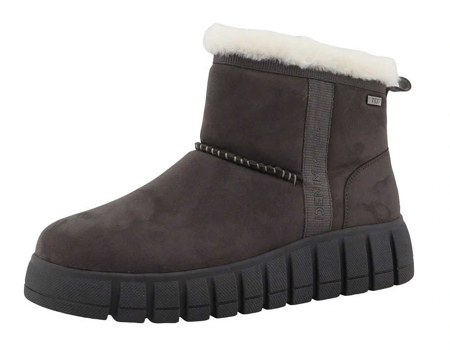 Tom Tailor 8490710006 Dámské zimní kotníkové boty coal