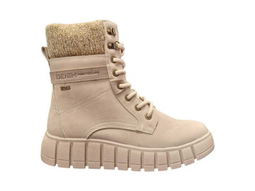 Obrázek Tom Tailor 8490710009 Dámské zimní kotníkové boty cream